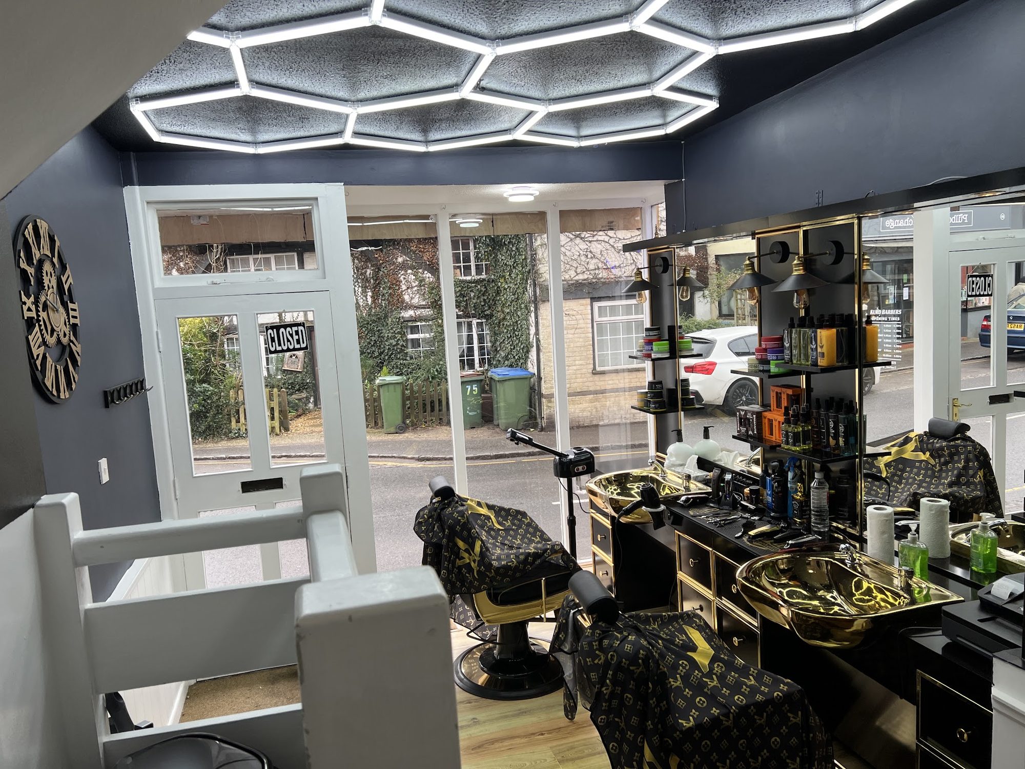 Inside the shop, Kurd Barber Pulborough